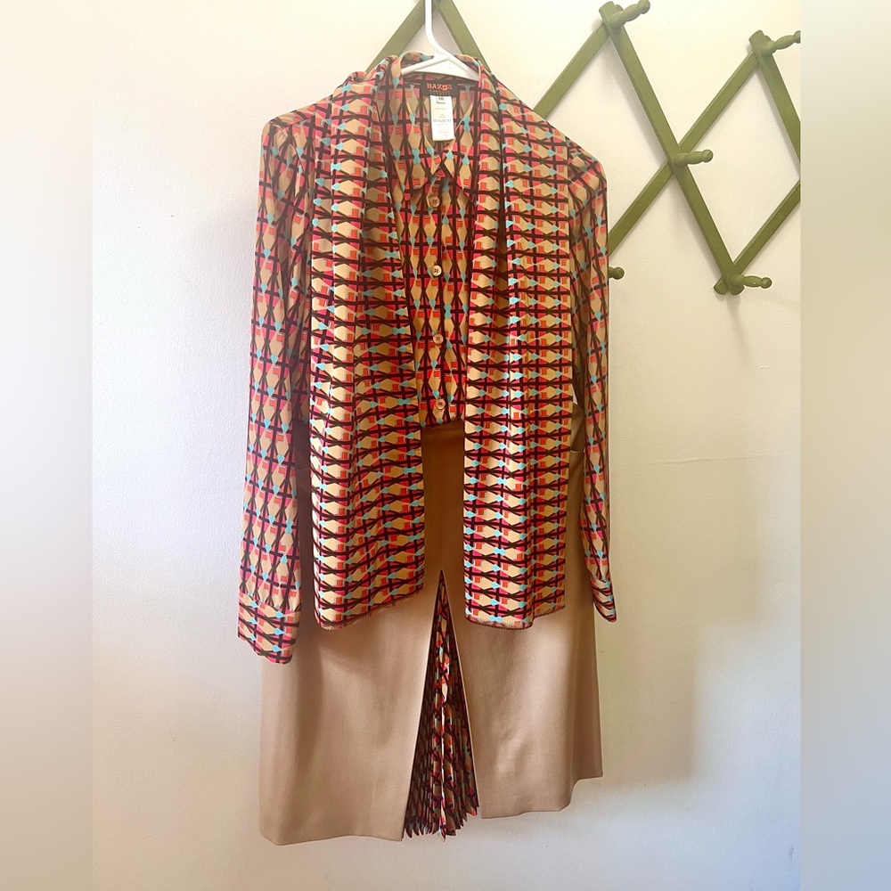 90s Vintage 💢 Christian LaCroix Bazar 3-Piece Skirt Set
